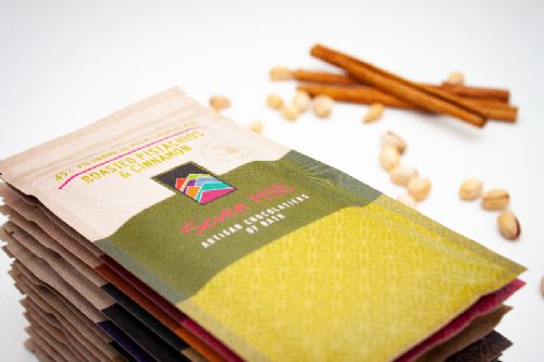 45% Vietnamese Chocolate Bar with Toasted Pistachios & Cinnamon